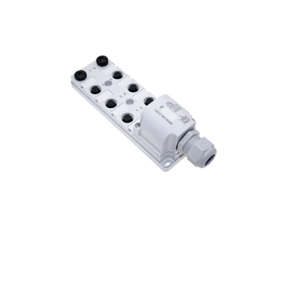 NUMATICS/AVENTICS JUNCTION BLOCK 8-4 PIN M12 /CG SIDE EXIT 10-30VDC PNP LED