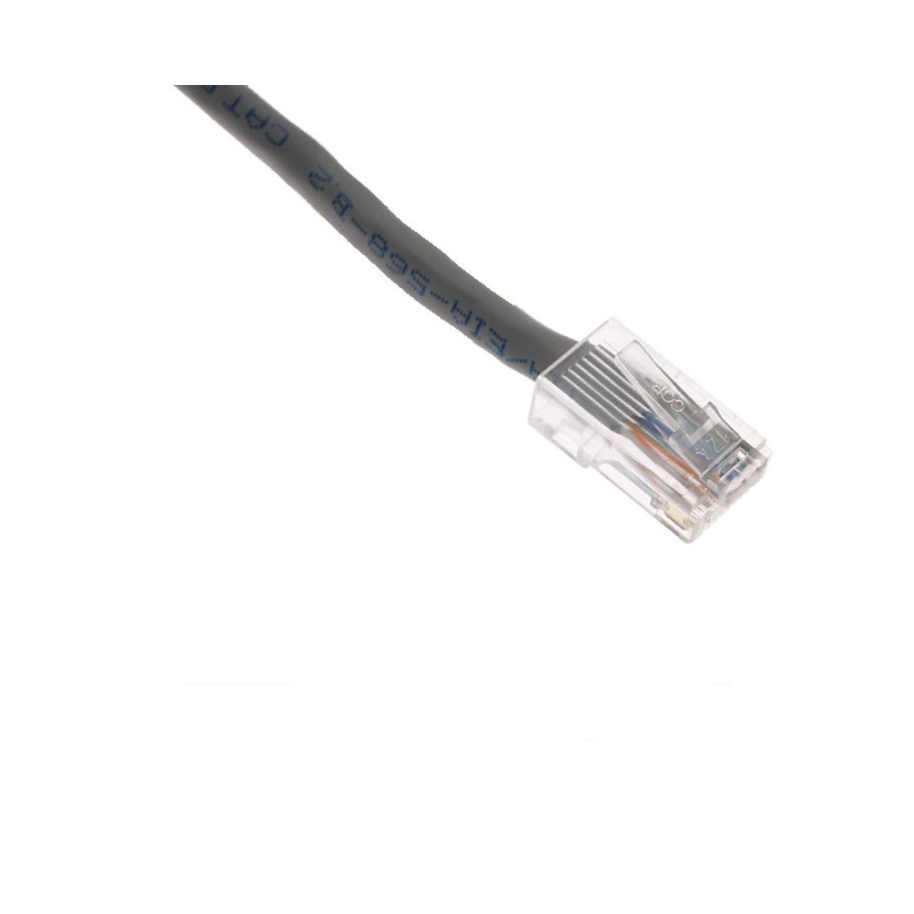 MENCOM ETHERNET CORDSET 8 PIN RJ45 MALE STR 1' PVC GY