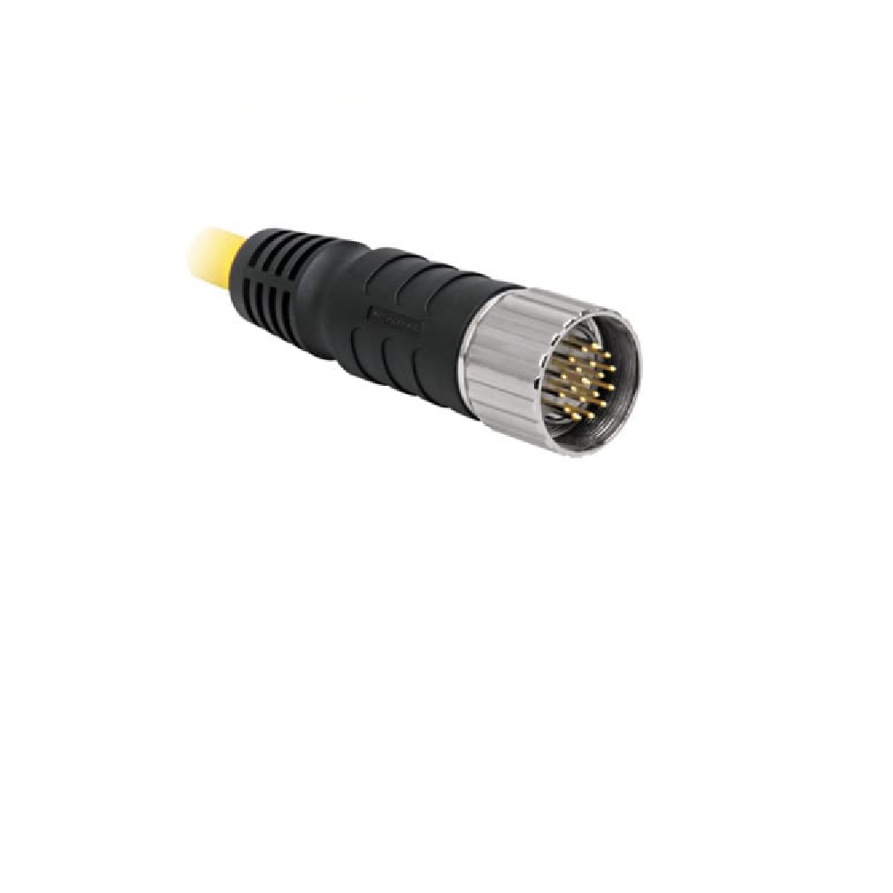 TURCK CORDSET 12 PIN M23 MALE STR 5M PVC YE 18AWG 300VAC/DC