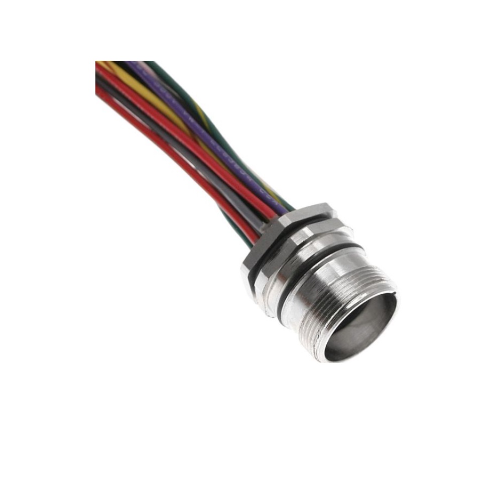 MENCOM CIRCULAR CONNECTOR 19 PIN M23 FEMALE STR FM 2M M20 THR PUR BK 18/22AWG 300VAC/DC