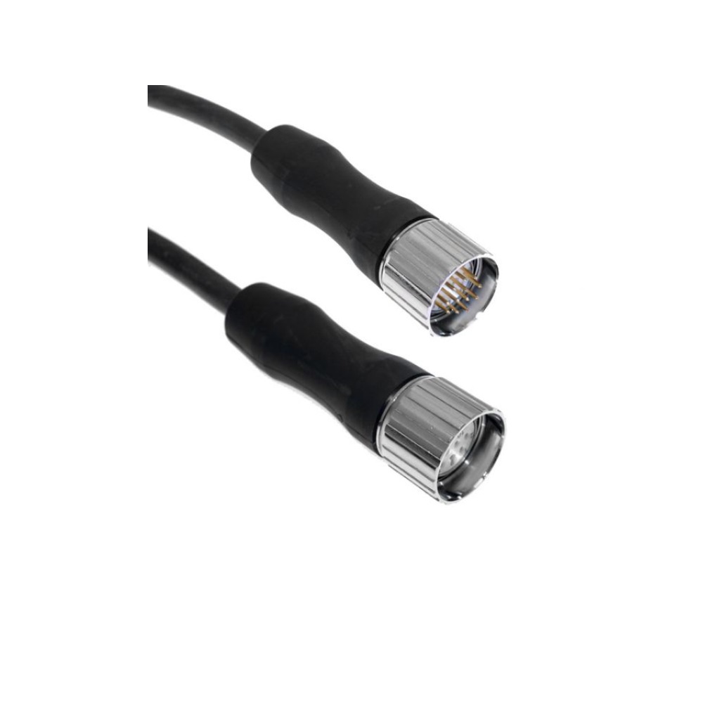 NUMATICS/AVENTICS CORDSET 19 PIN M23 M/F STR 5M PUR BK 22AWG 150VAC/DC