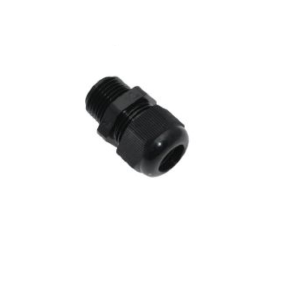 MENCOM CABLE GLAND 3/4" NPT MALE THR 13-18MM CG PLASTIC (BLACK)