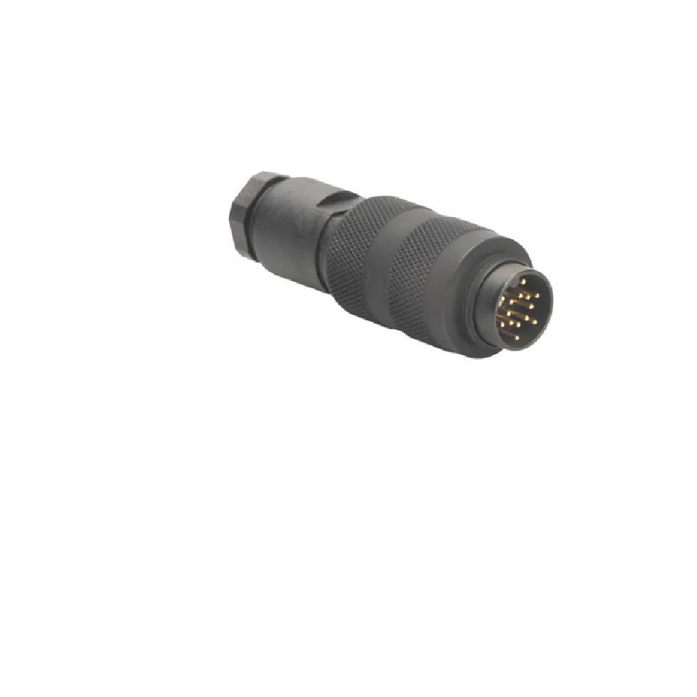 TURCK CIRCULAR CONNECTOR 12 PIN M16 MALE STR FW PG9 CG 60VAC/DC