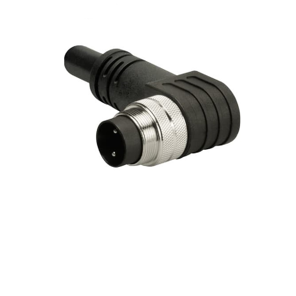 TURCK CORDSET 2 PIN M16 MALE ELB 2M PVC BK 12AWG 600VAC/DC