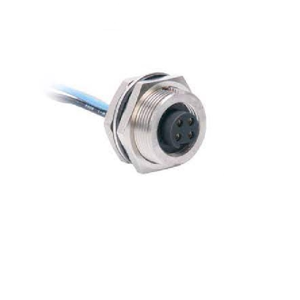 TURCK CIRCULAR CONNECTOR 3 PIN 7/8" MINI FEMALE STR BM 1M 16AWG 1/2" NPSM THR 600VAC/DC