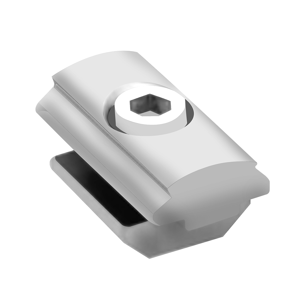 MODULAR SOLUTION D28 TO SQUARE PROFILE CONNECTOR CREATE D28 RIDGE FOR M8 TEE SLOT