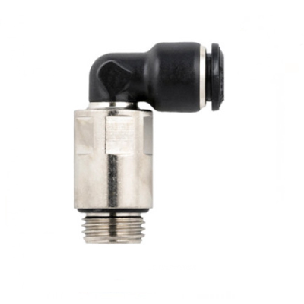 AIGNEP PLASTIC PUSH-IN FITTING 6MM TUBE X M5 ELBOW (LONG)