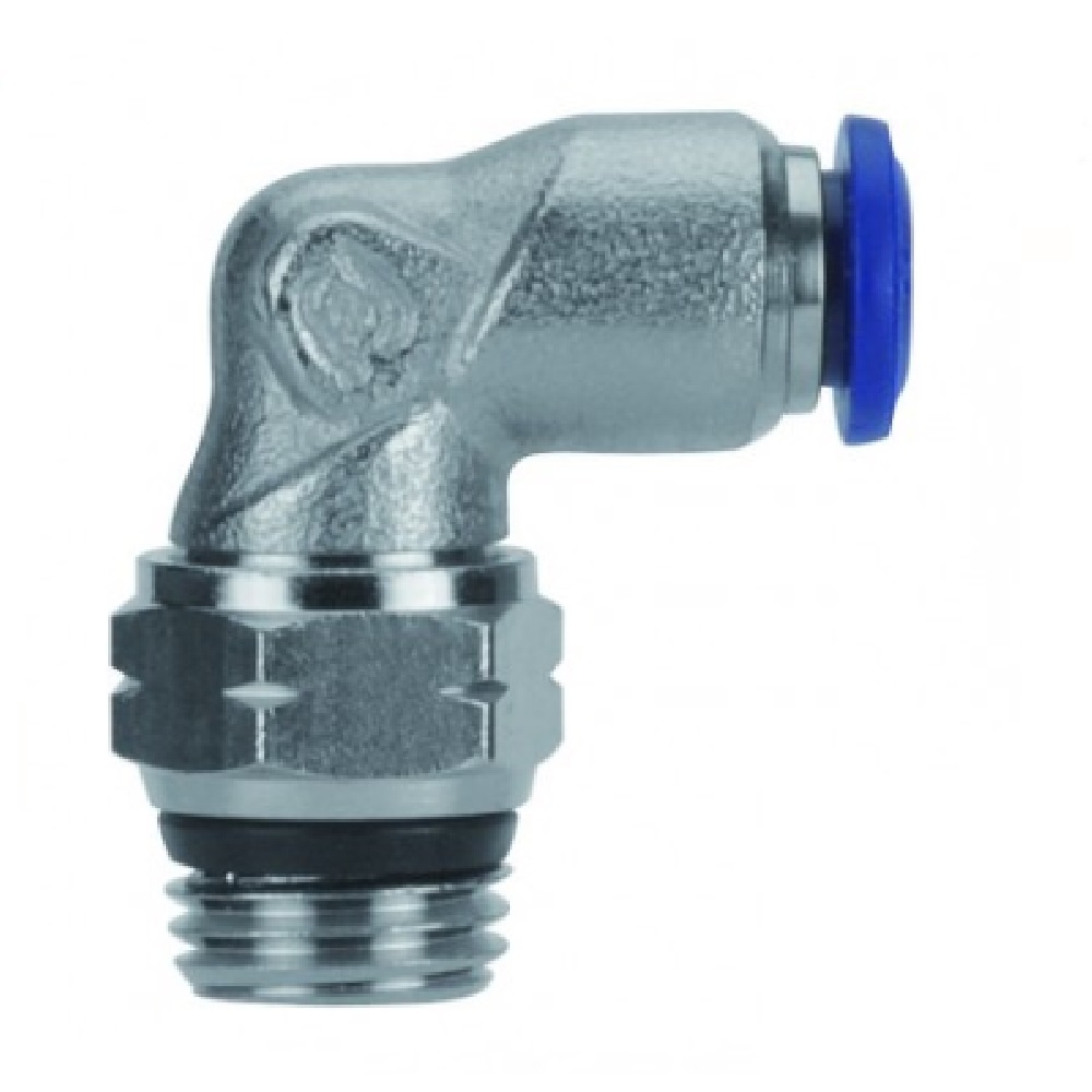 AIGNEP NP BRASS PUSH-IN FITTING 1/4" TUBE X 1/8" UNIV MALE