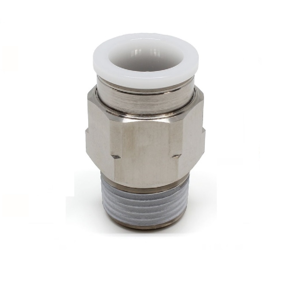 PISCO PLASTIC PUSH-IN FITTING 1/2" TUBE X 1/4" BSPT MALE