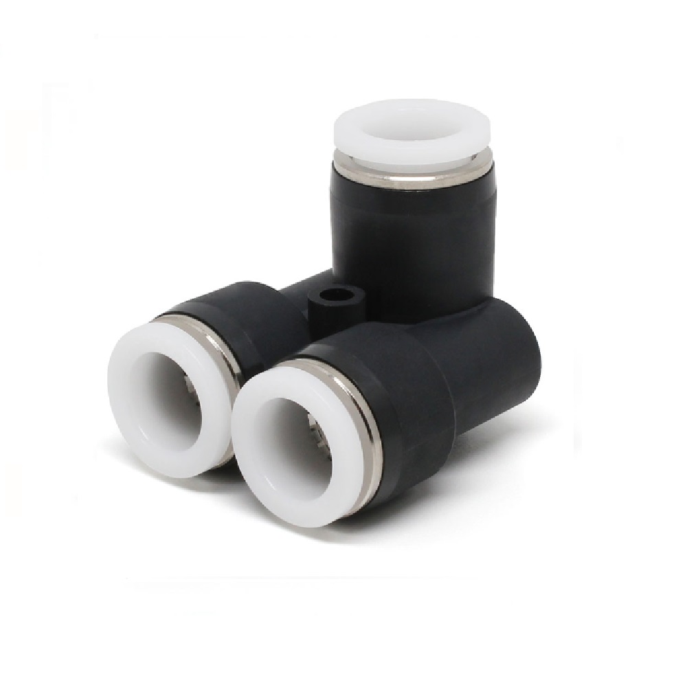 PISCO PLASTIC PUSH-IN FITTING 1/2" TUBE UNION BRANCH ELBOW