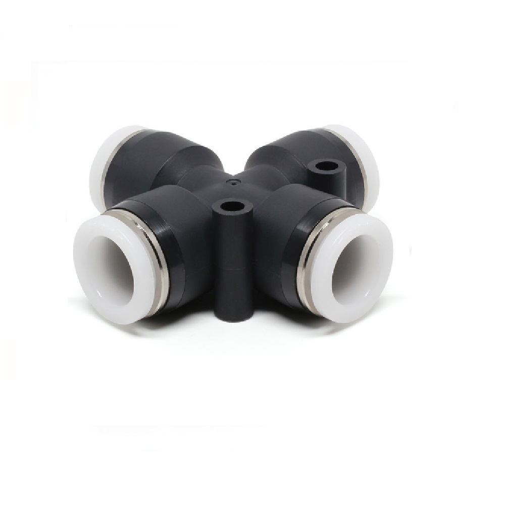 PISCO PLASTIC PUSH-IN FITTING 1/2" TUBE UNION CROSS