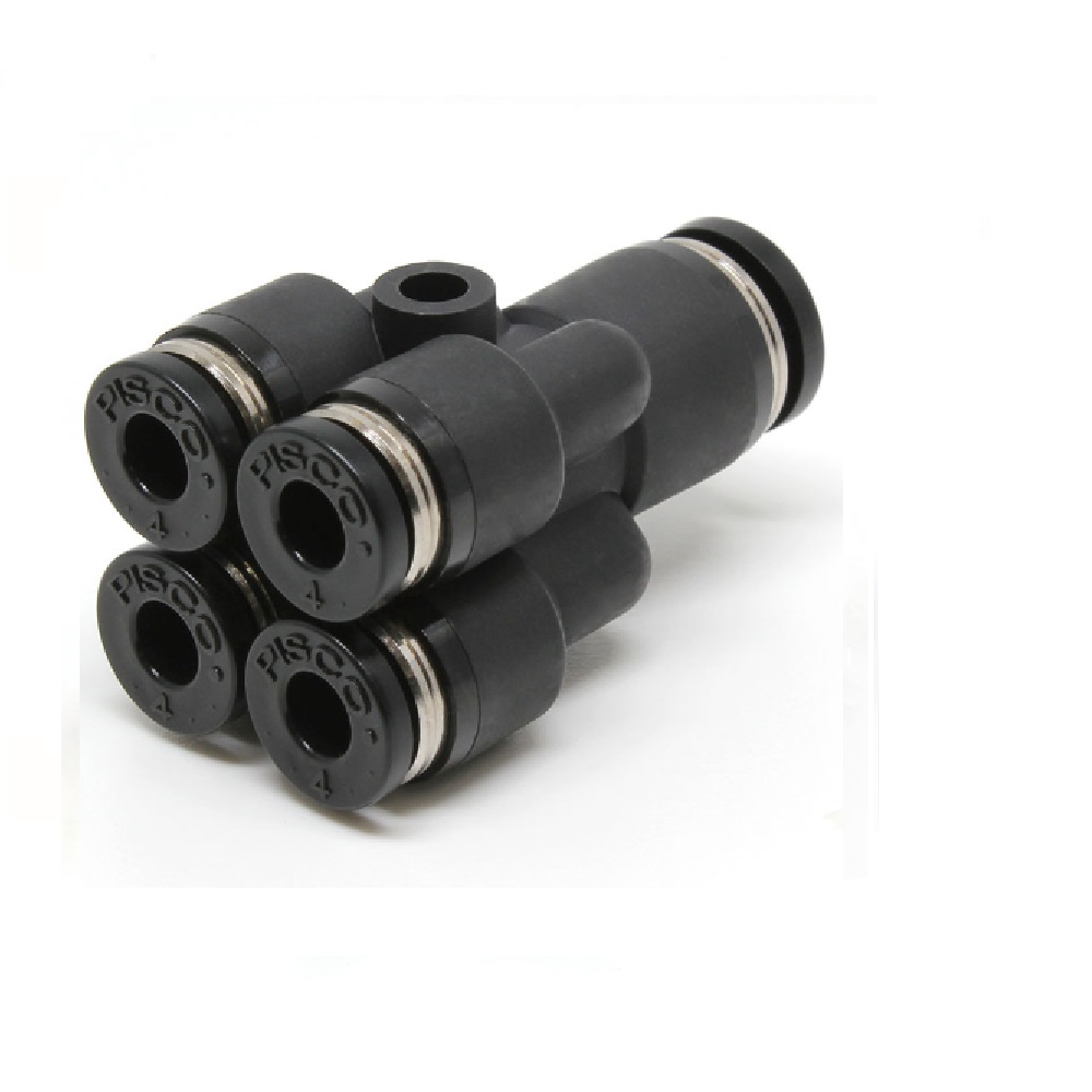 PISCO PLASTIC PUSH-IN FITTING 6MM TUBE X 4MM TUBE(4) DBL UNION "Y"