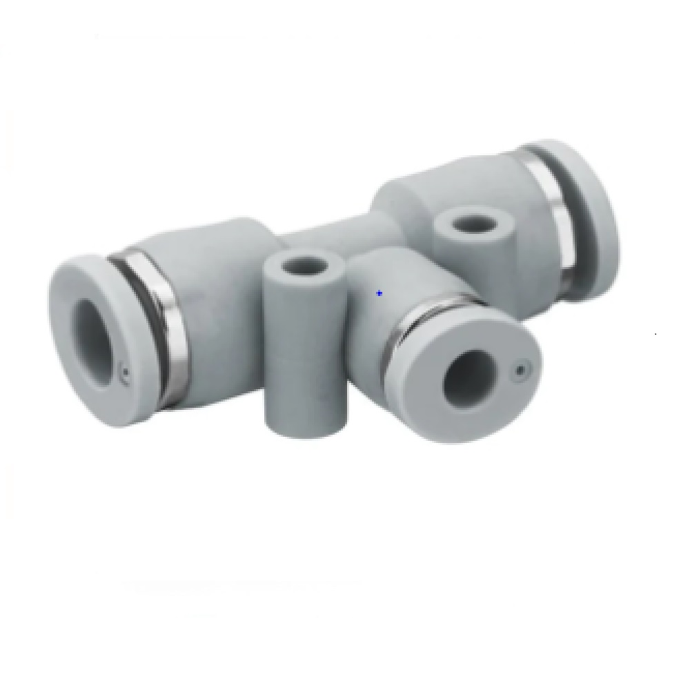 NUMATICS/AVENTICS PLASTIC PUSH-IN FITTING 6MM TUBE UNION TEE (OVAL)