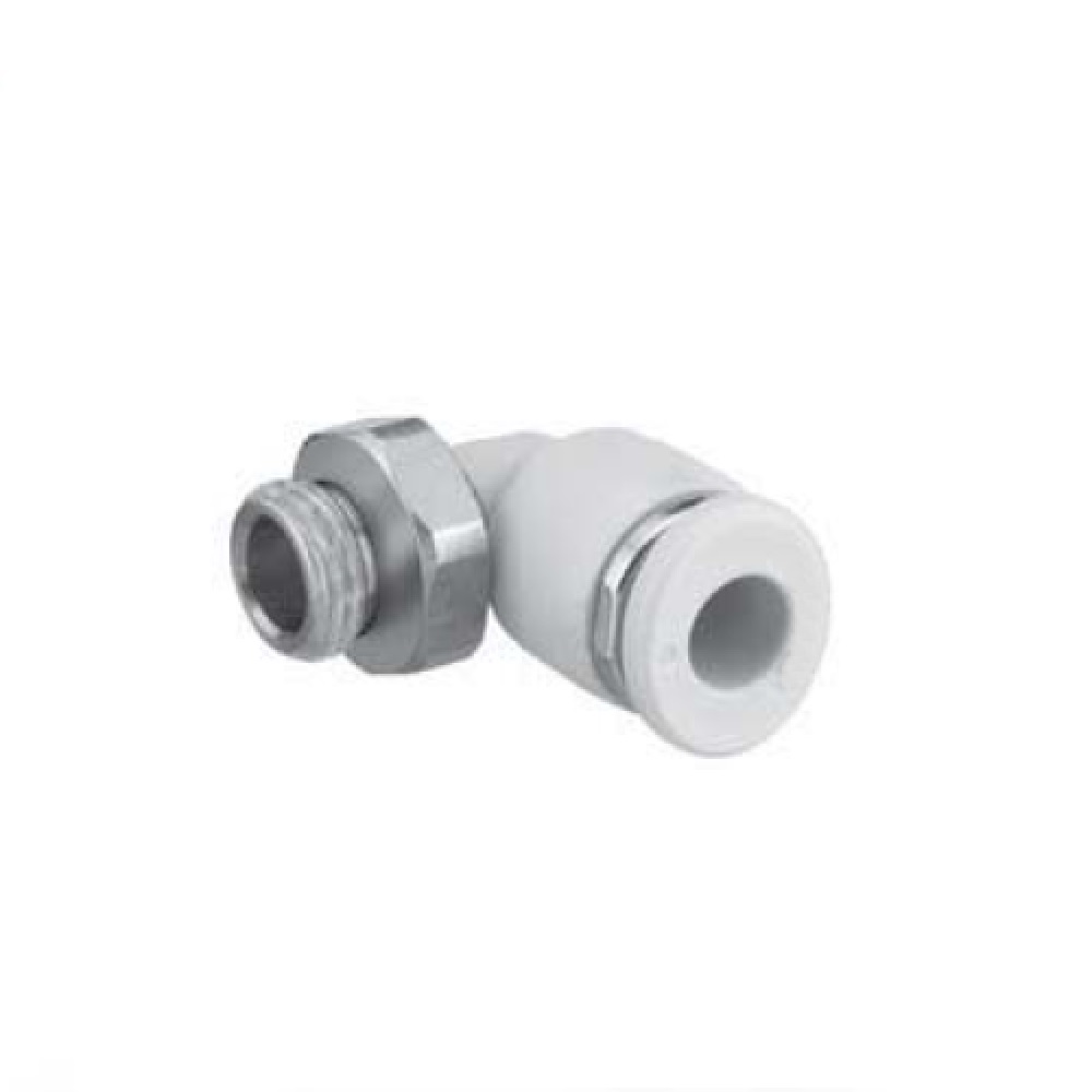 NUMATICS/AVENTICS PLASTIC PUSH-IN FITTING 3/8" TUBE X 1/8" UNIV MALE ELBOW (OVAL)