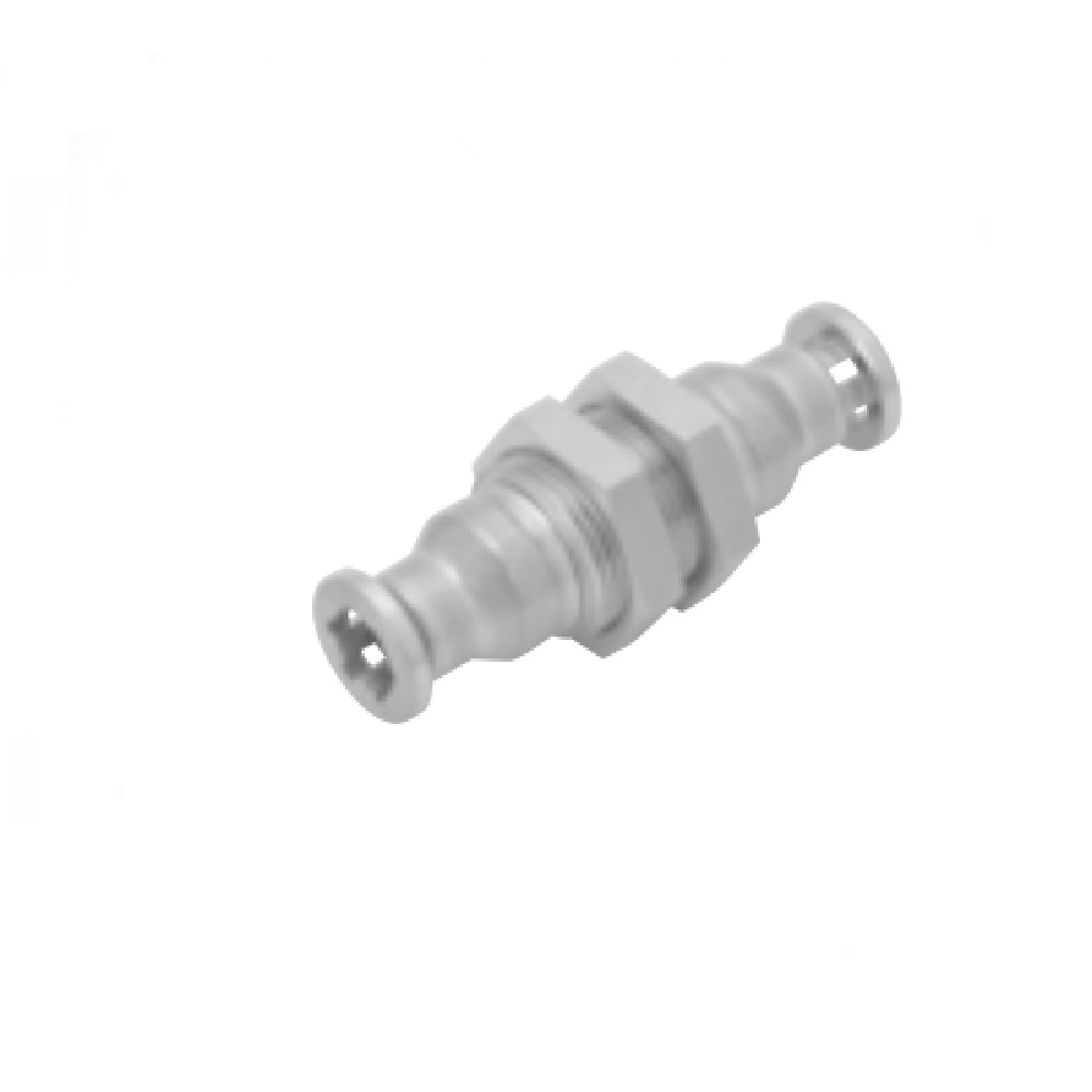 PISCO STAINLESS STEEL PUSH-IN FITTING 16MM TUBE BULKHEAD UNION