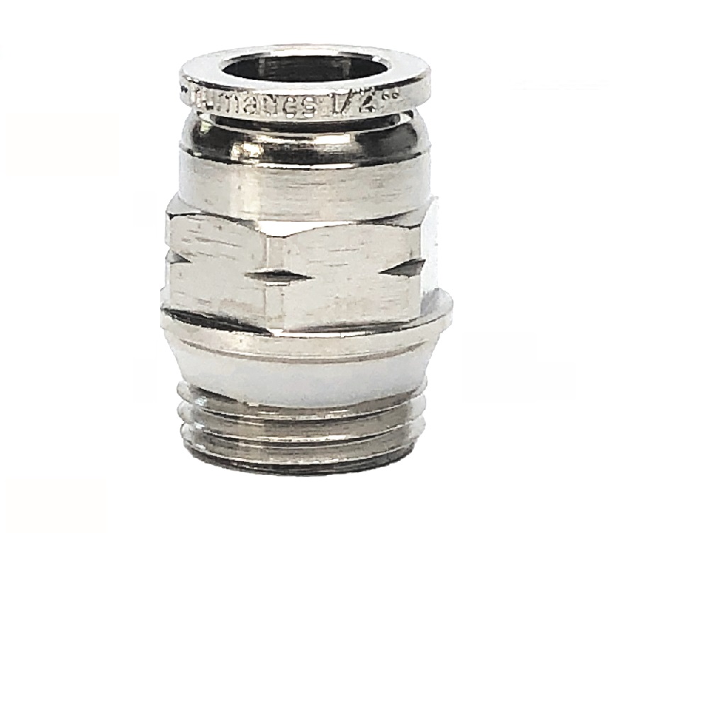 NUMATICS/AVENTICS NP BRASS PUSH-IN FITTING 1/2" TUBE X 1/4" UNIV MALE