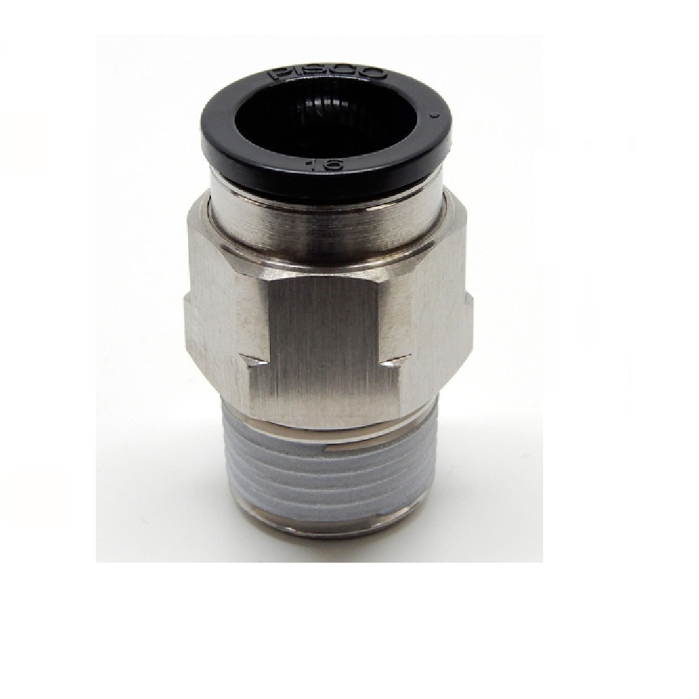 PISCO PLASTIC PUSH-IN FITTING 10MM TUBE X 1/8" BSPT MALE