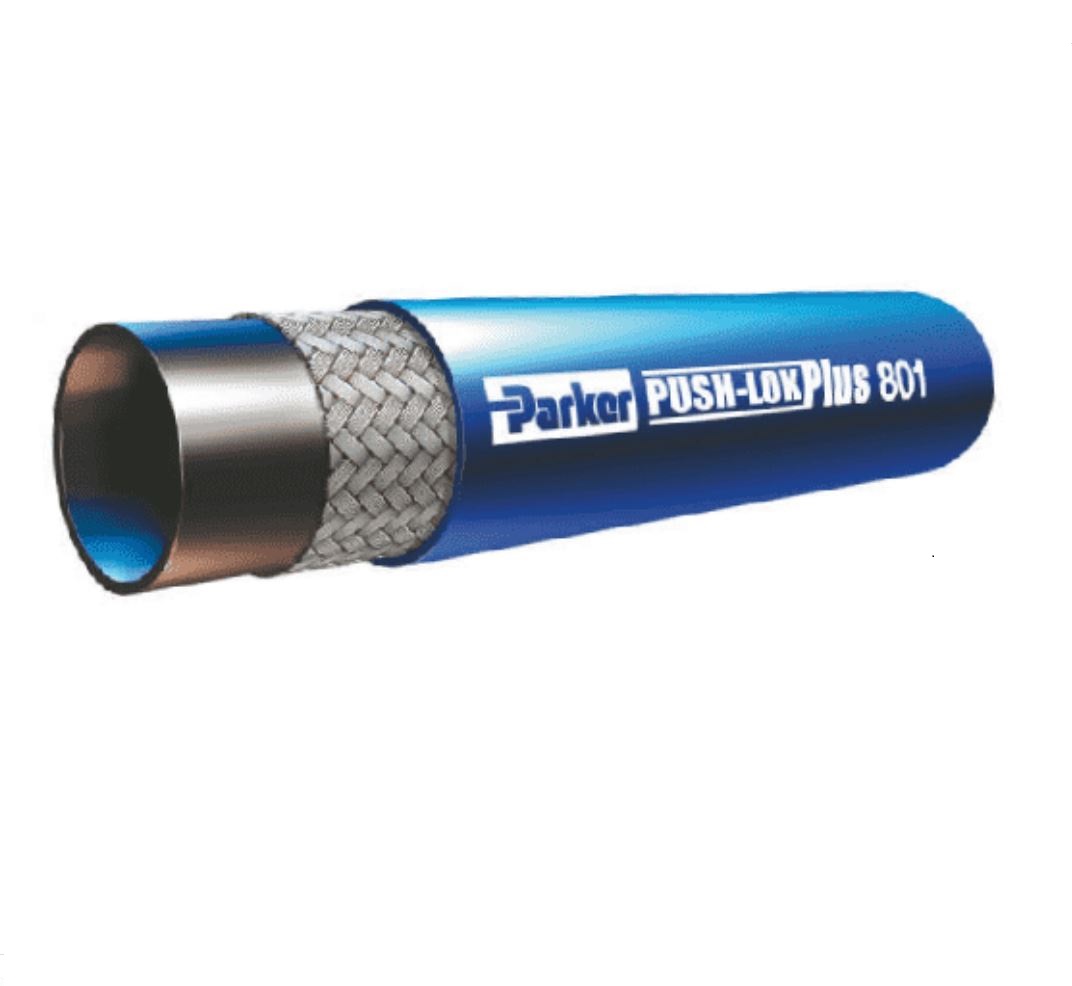 PARKER PUSH-LOK HOSE RUBBER 5/8" ID 1' BLUE