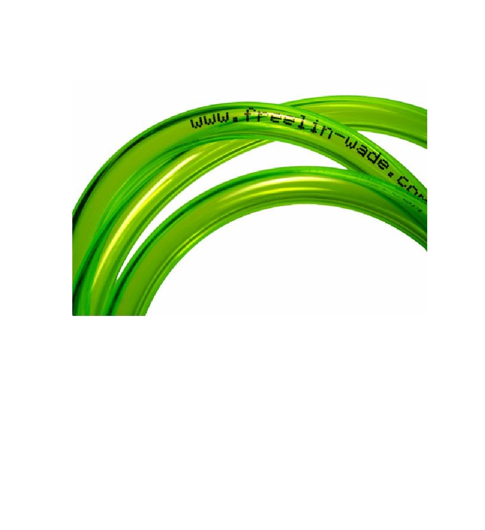 FREELIN-WADE TUBING PU 6MM X 4MM 1000' CLEAR GREEN (95A)