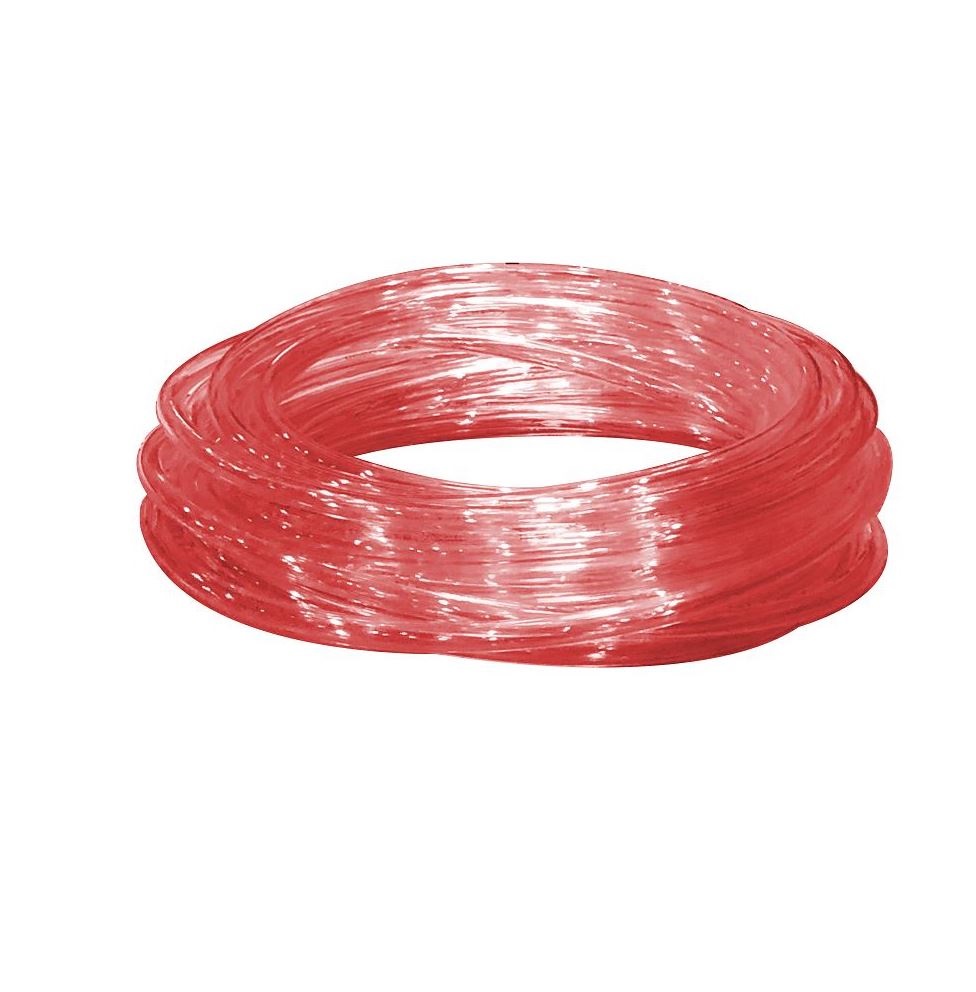 FREELIN-WADE TUBING PU 6MM X 4MM 500' CLEAR RED (95A)