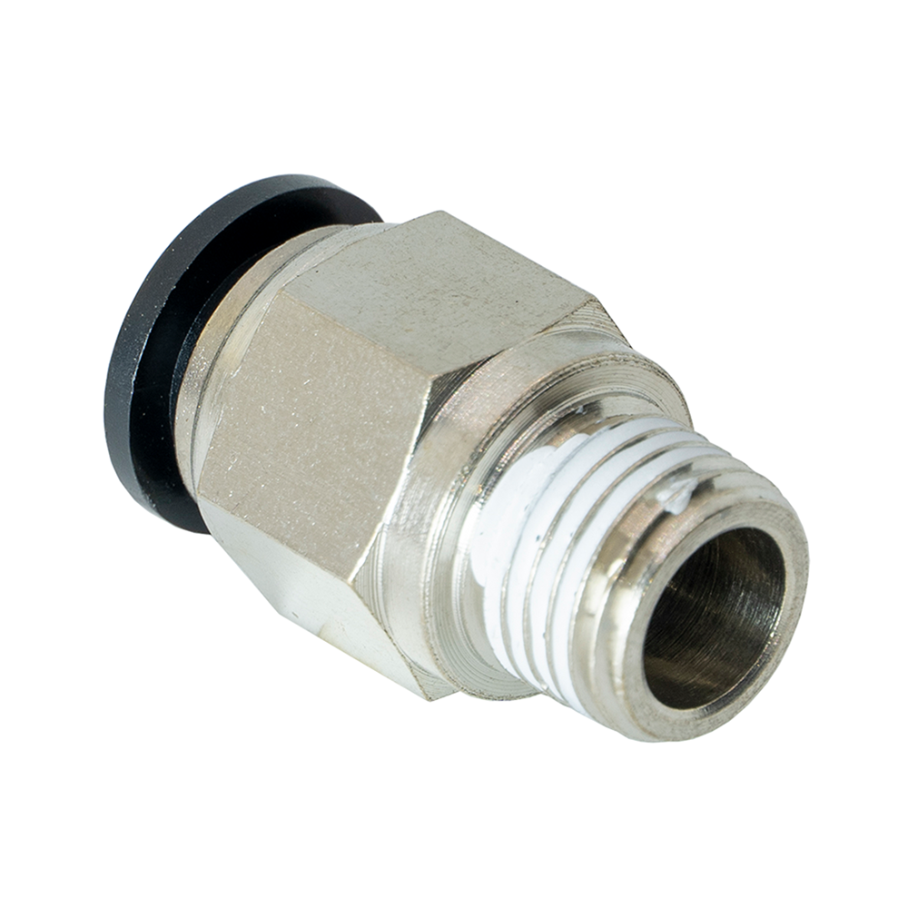 FLOFLEX COMPOSITE PUSH-IN PNEUMATIC FITTING, 10MM TUBE X 1/4" BSPT MALE REDUCER