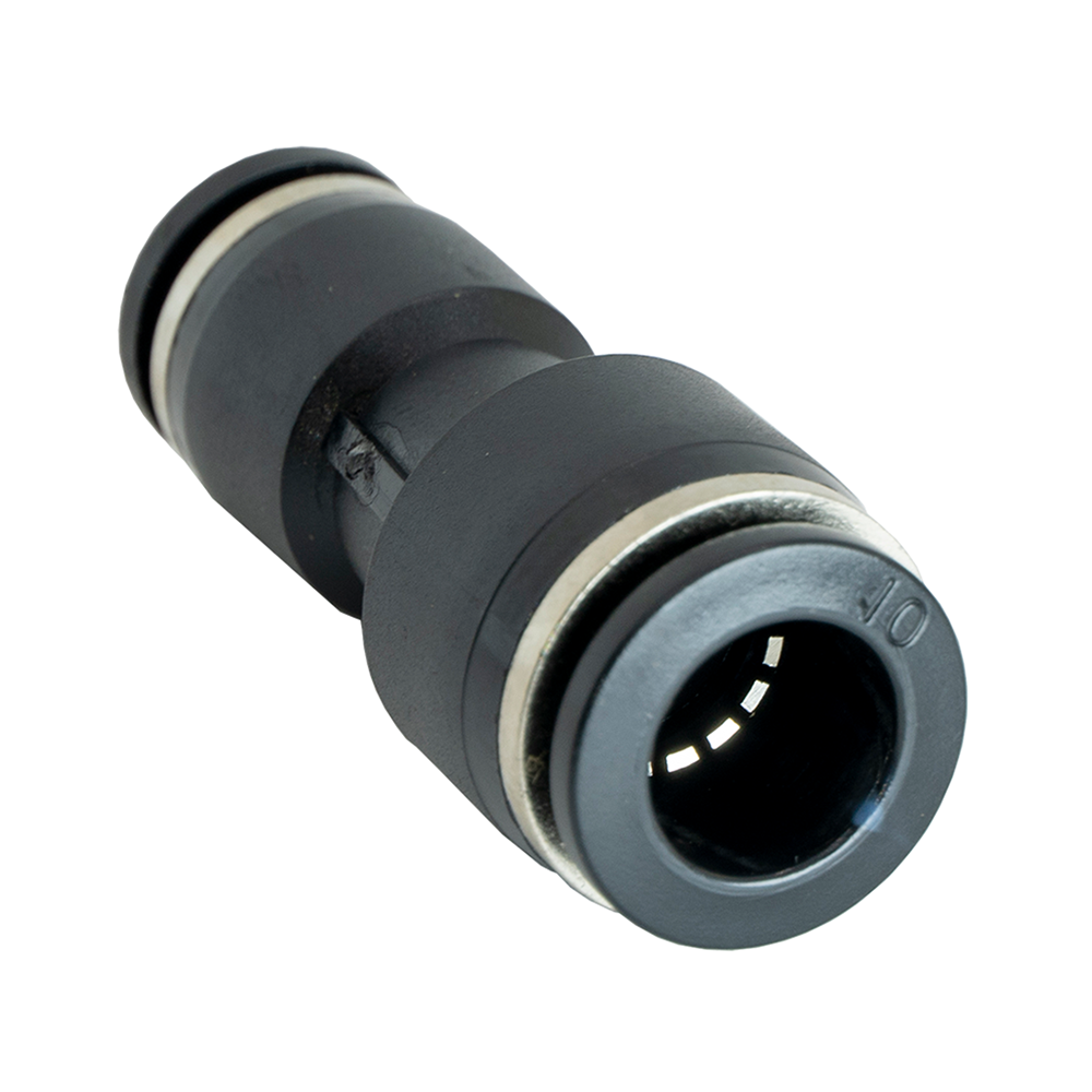 FLOFLEX COMPOSITE PUSH-IN PNEUMATIC FITTING, 10MM TUBE X 8MM TUBE REDUCING UNION
