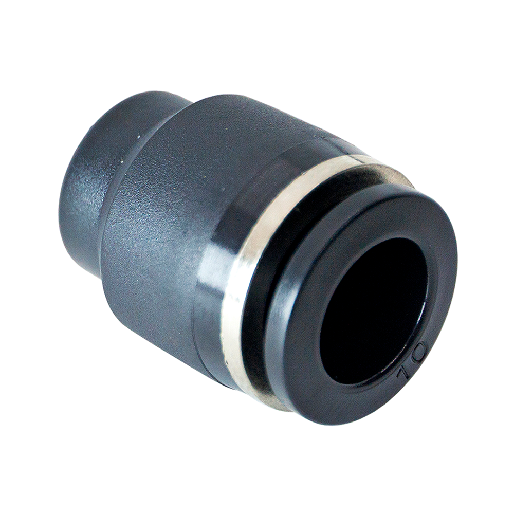 FLOFLEX COMPOSITE PUSH-IN PNEUMATIC FITTING, 10MM TUBE CAP