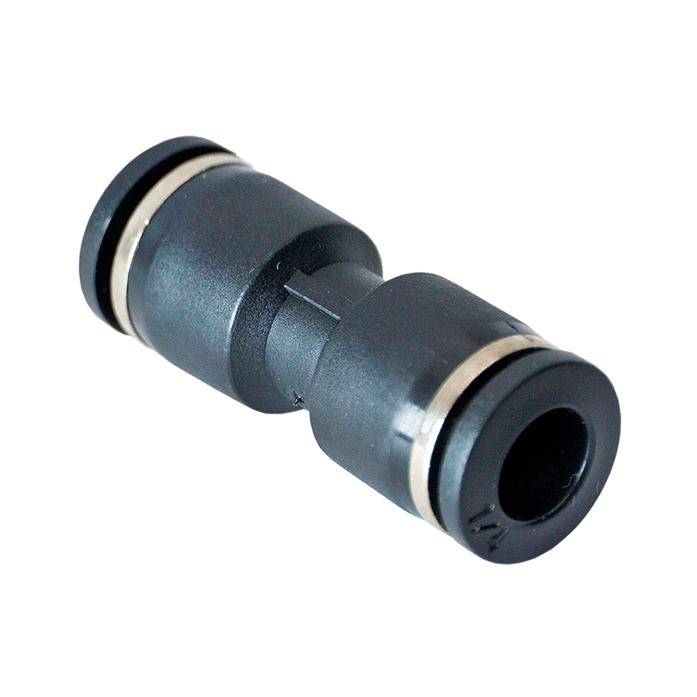 FLOFLEX COMPOSITE PUSH-IN PNEUMATIC FITTING, 6MM TUBE UNION
