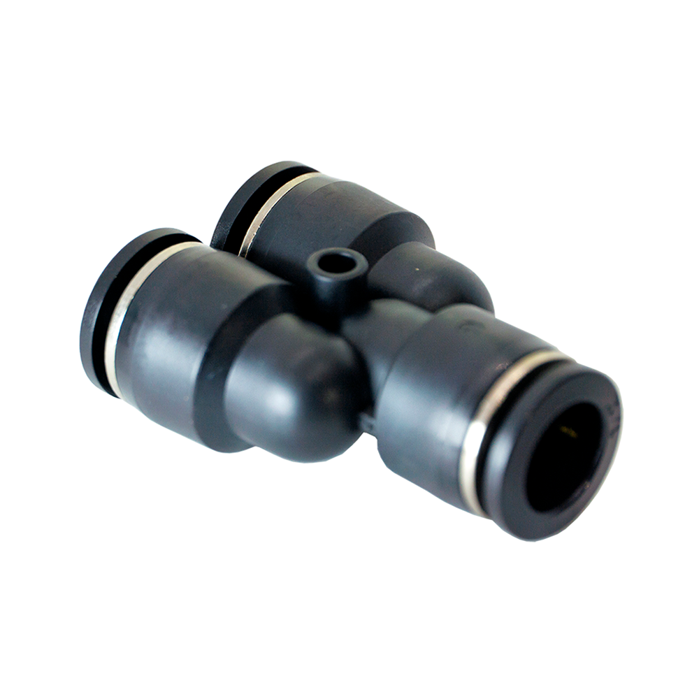 FLOFLEX COMPOSITE PUSH-IN PNEUMATIC FITTING, 1/2" TUBE UNION "Y"