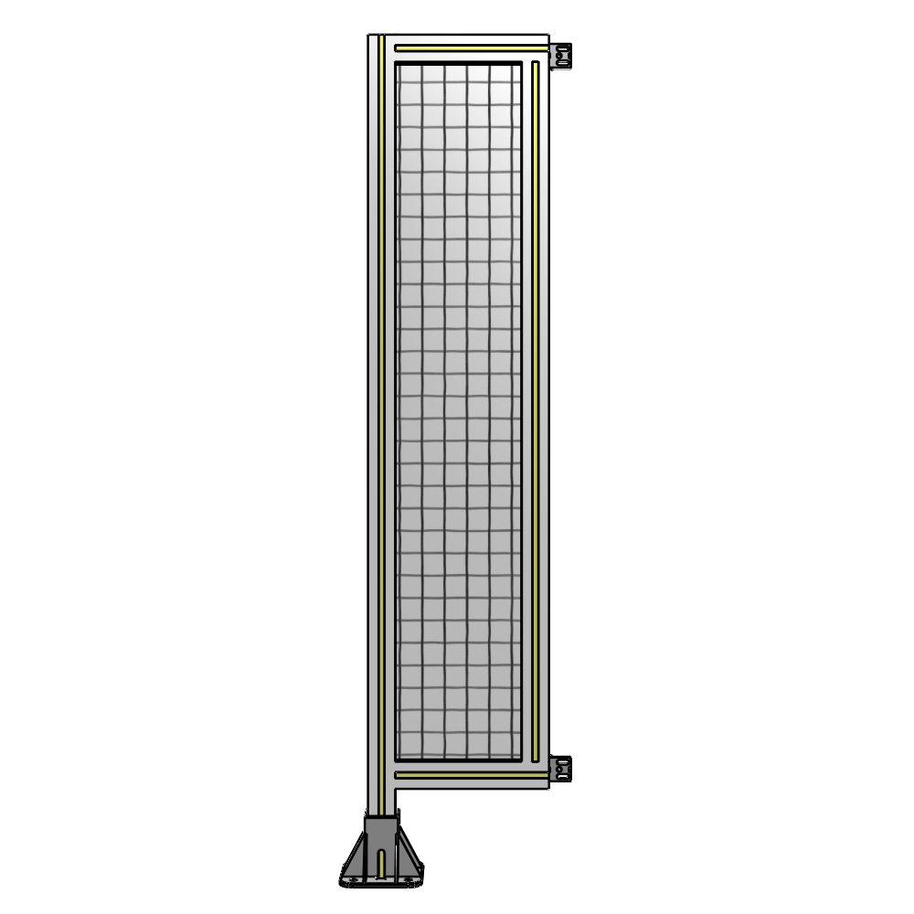 SINGLE PANEL-LEG ON LEFT WITH HINGES 1400MM X 300MM  1" MESH, AS A KIT