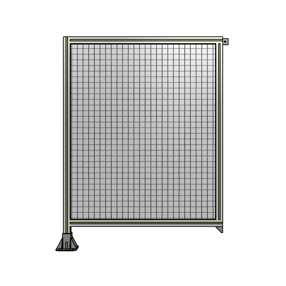 SINGLE PANEL-LEG ON LEFT WITH TIE PLATES AND ANGLE 1400MM X 1050MM  1" MESH, AS A KIT