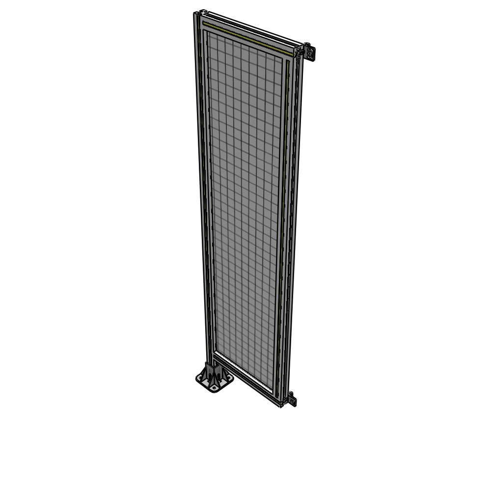 A1-1700-0450-0150-HYMFK SINGLE PANEL-LEG ON LEFT WITH HINGES 1700MM X 450MM  1" MESH, AS A KIT