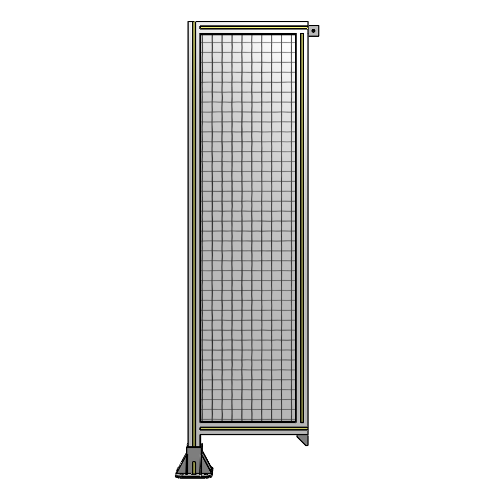 SINGLE PANEL-LEG ON LEFT WITH TIE PLATES AND ANGLE 1700MM X 450MM  1" MESH, AS A KIT