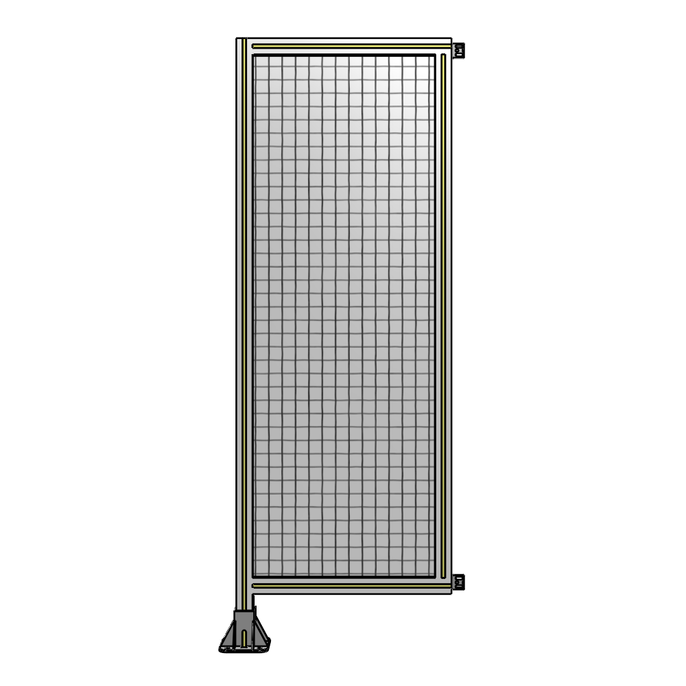 SINGLE PANEL-LEG ON LEFT WITH HINGES 1700MM X 600MM  1" MESH, FULLY ASSEMBLED