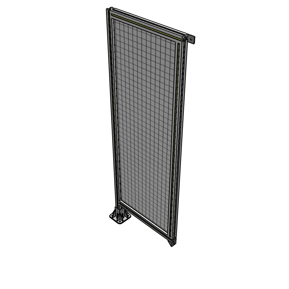 A1-1700-0600-0150-TYMFK SINGLE PANEL-LEG ON LEFT WITH TIE PLATES AND ANGLE 1700MM X 600MM  1" MESH, AS A KIT