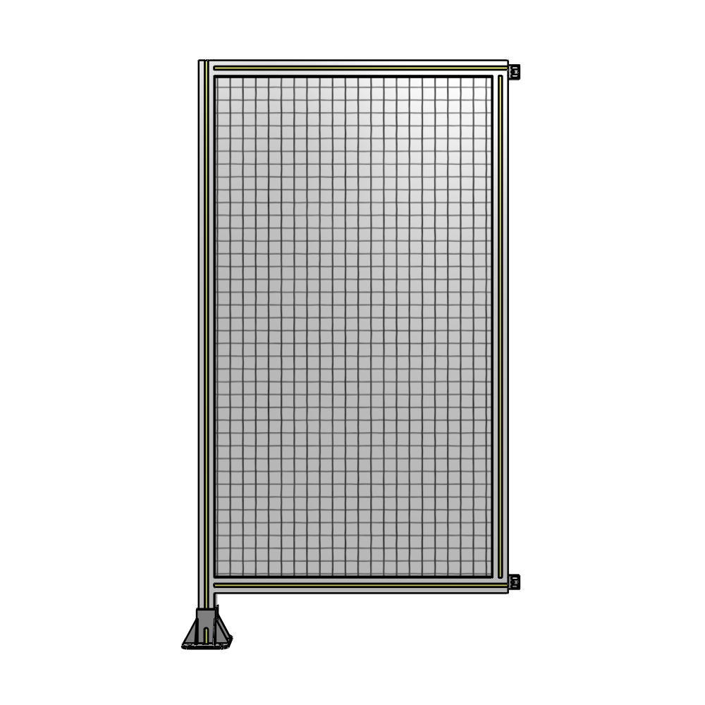 SINGLE PANEL-LEG ON LEFT WITH HINGES 1700MM X 900MM  1" MESH, AS A KIT