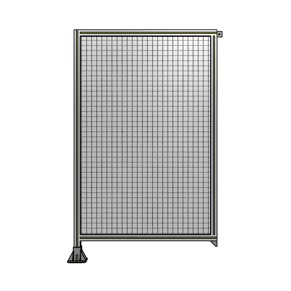 SINGLE PANEL-LEG ON LEFT WITH TIE PLATES AND ANGLE 1700MM X 1050MM  1" MESH, AS A KIT