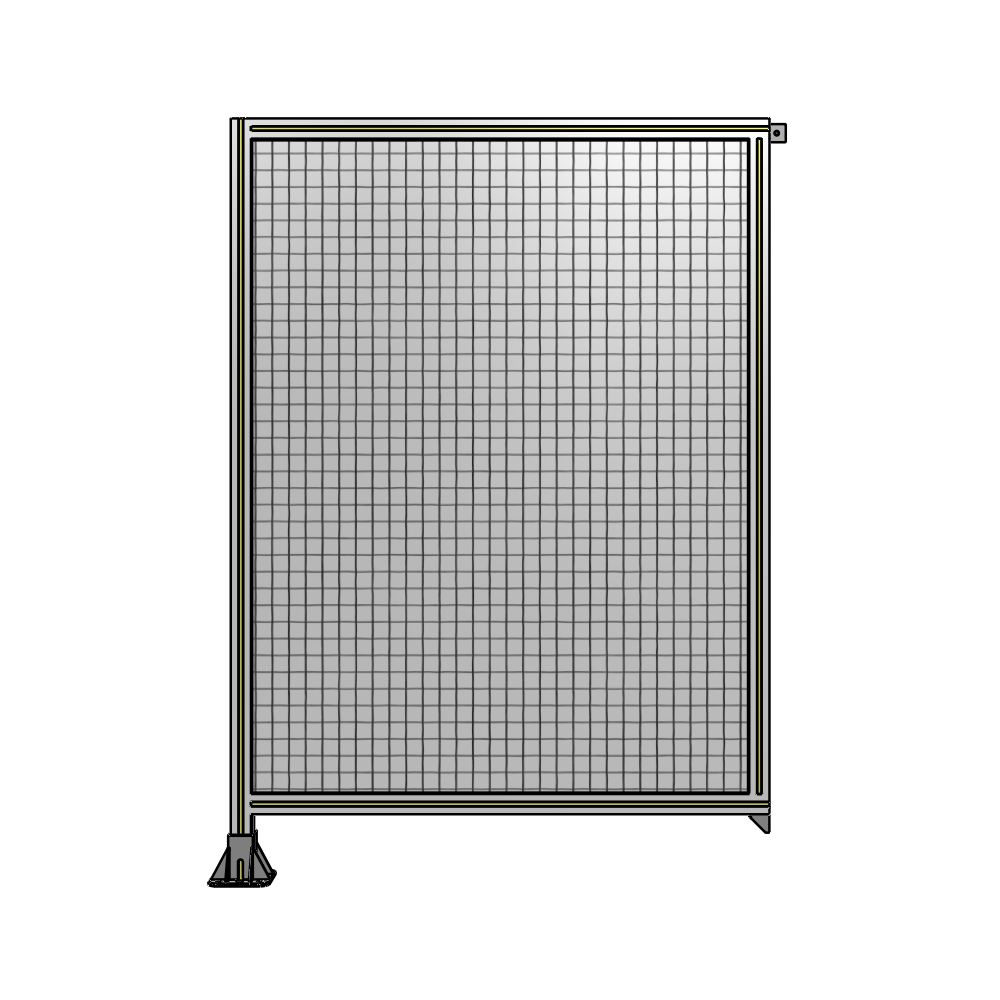 SINGLE PANEL-LEG ON LEFT WITH TIE PLATES AND ANGLE 1700MM X 1200MM  1" MESH, AS A KIT