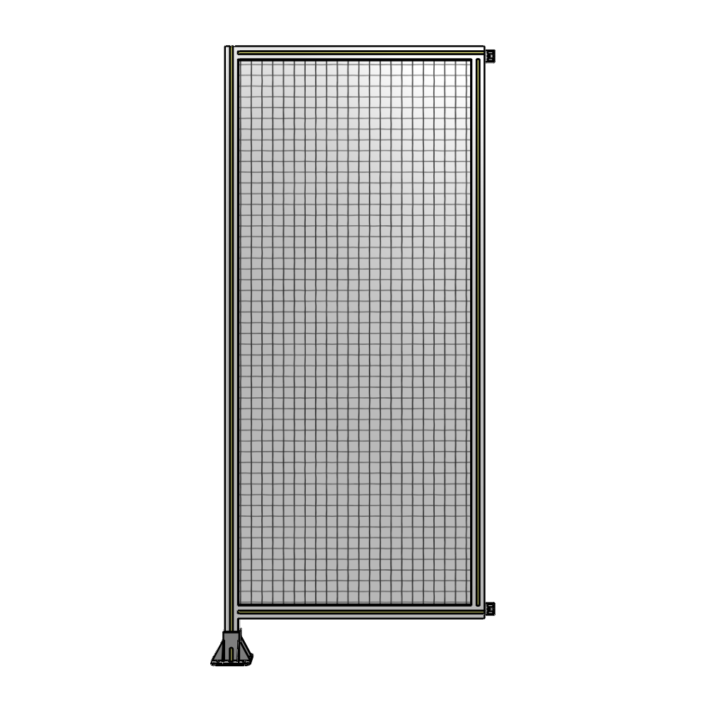SINGLE PANEL-LEG ON LEFT WITH HINGES 2135MM X 900MM  1" MESH, AS A KIT