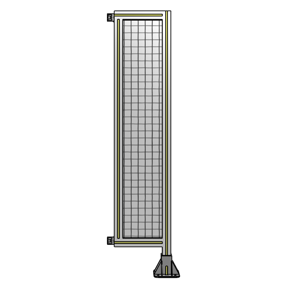 SINGLE PANEL-LEG ON RIGHT WITH HINGES 1400MM X 300MM  1" MESH, AS A KIT
