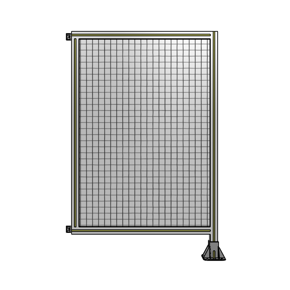 SINGLE PANEL-LEG ON RIGHT WITH HINGES 1400MM X 900MM  1" MESH, AS A KIT
