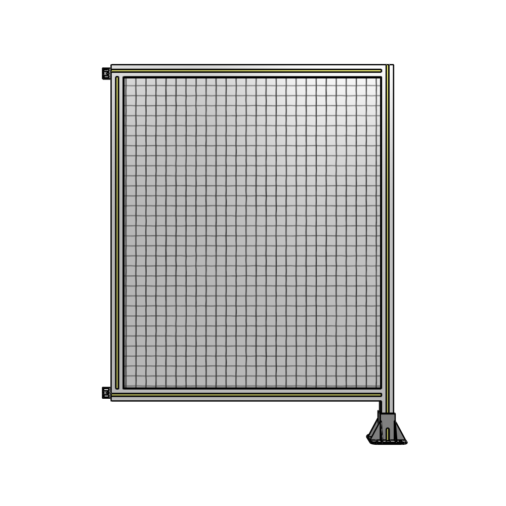 SINGLE PANEL-LEG ON RIGHT WITH HINGES 1400MM X 1050MM  1" MESH, AS A KIT