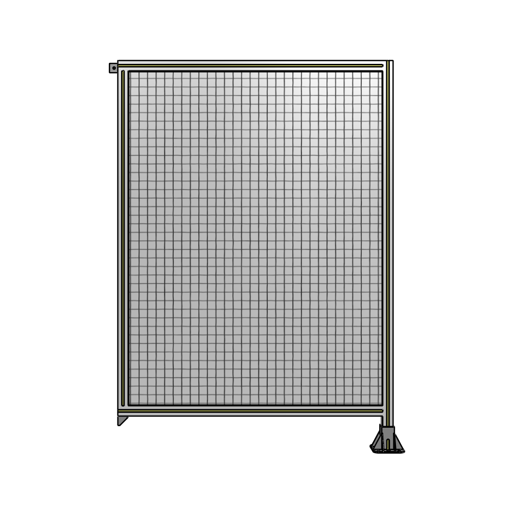 SINGLE PANEL-LEG ON RIGHT WITH TIE PLATES AND ANGLE 1700MM X 1200MM  1" MESH, AS A KIT