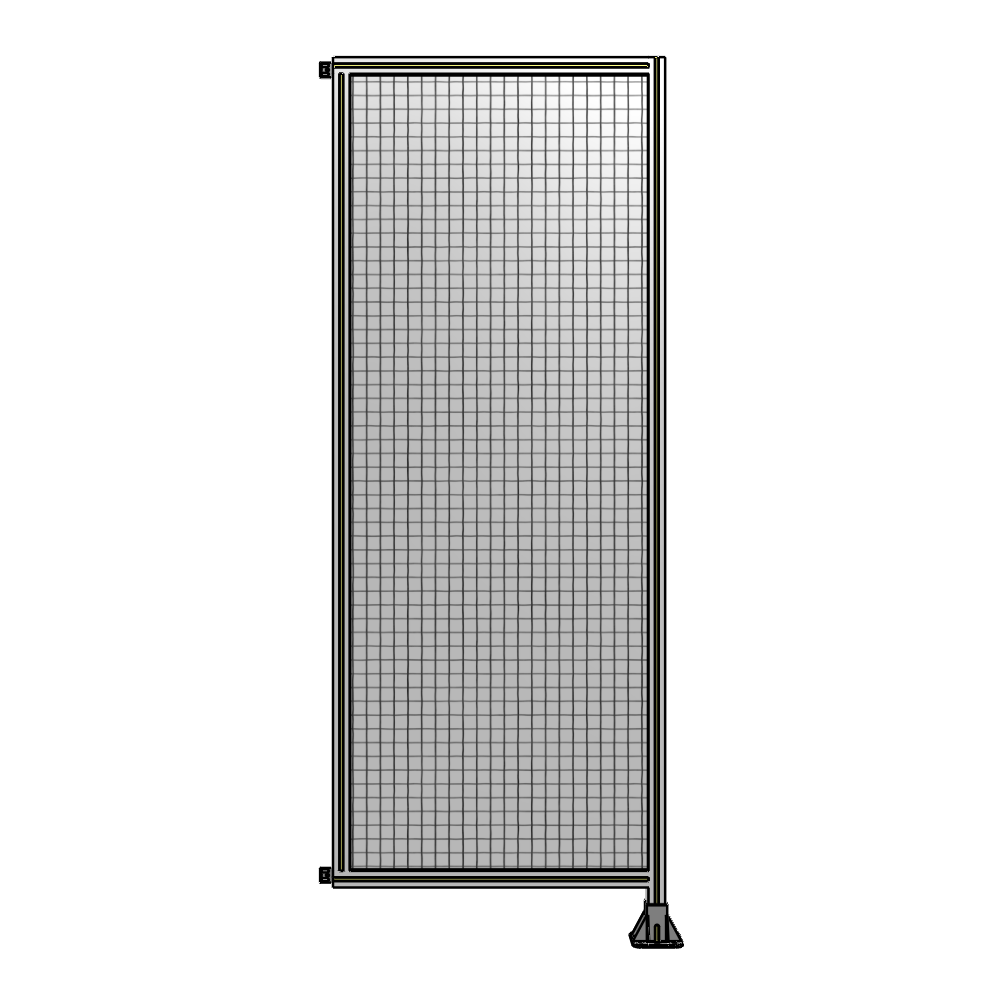 SINGLE PANEL-LEG ON RIGHT WITH HINGES 2400MM X 900MM  1" MESH, AS A KIT