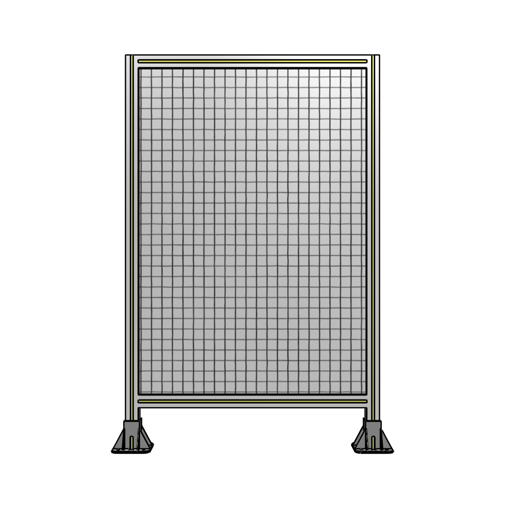SINGLE PANEL-LEG ON  BOTH SIDES  1400MM X 900MM  1" MESH, FULLY ASSEMBLED