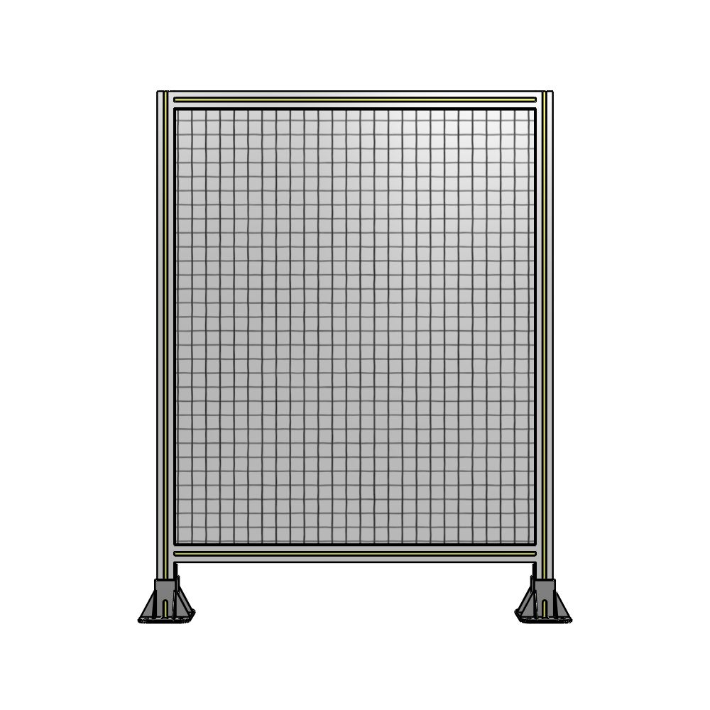 SINGLE PANEL-LEG ON  BOTH SIDES  1400MM X 1050MM  1" MESH, FULLY ASSEMBLED