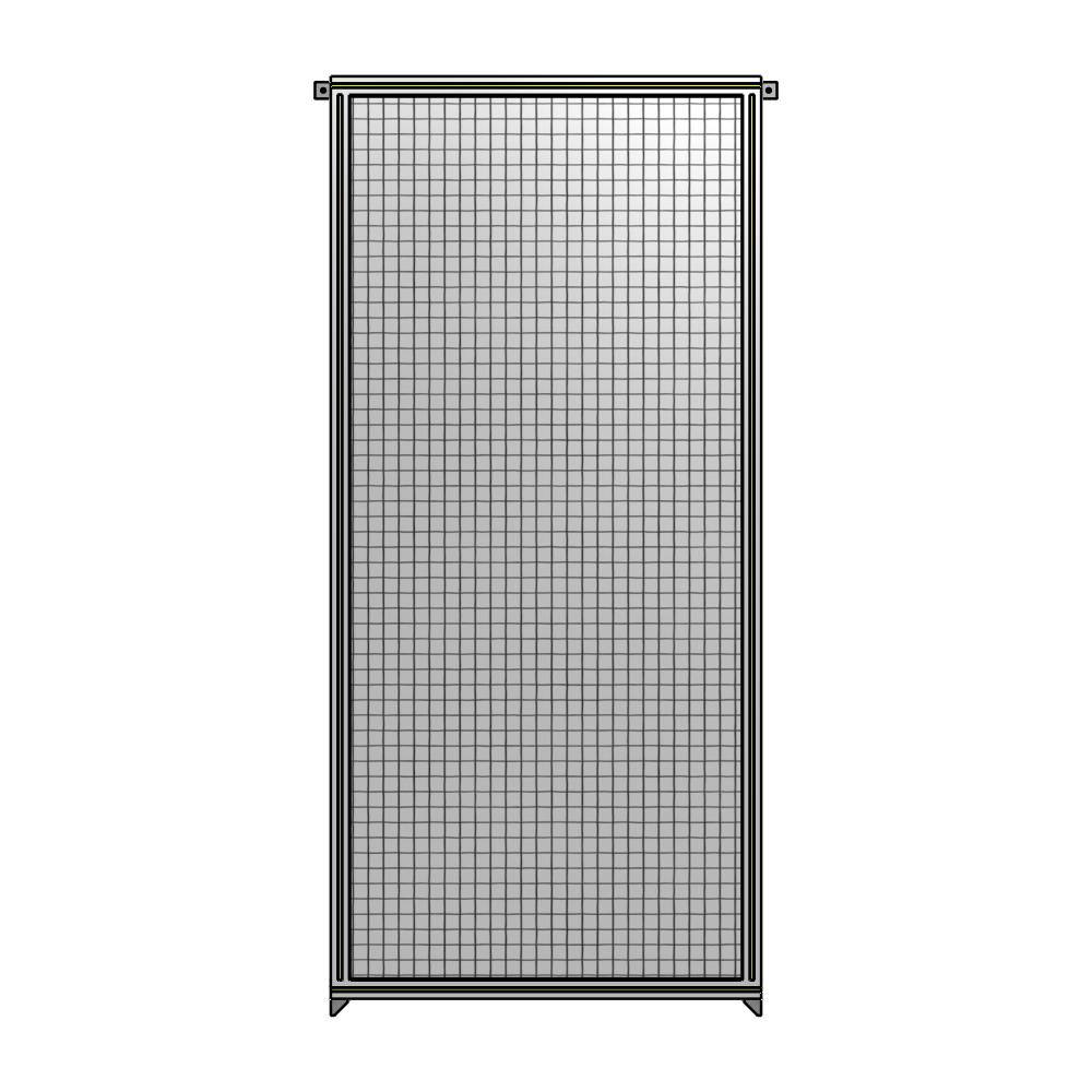 SINGLE PANEL-NO LEGS WITH TIE PLATES AND ANGLE 2400MM X 1050MM  1" MESH, AS A KIT