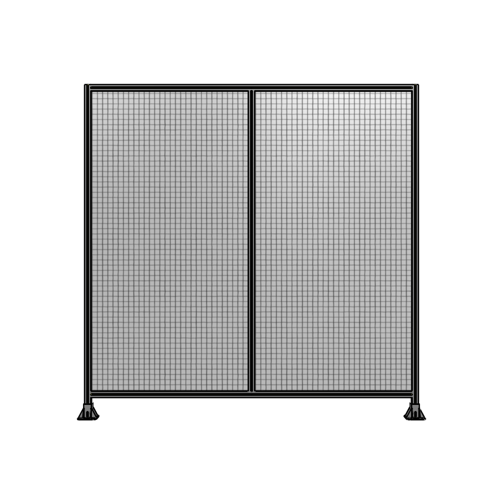 DOUBLE PANEL-LEG ON EACH SIDE  2400MM X 2400MM  1" MESH, AS A KIT