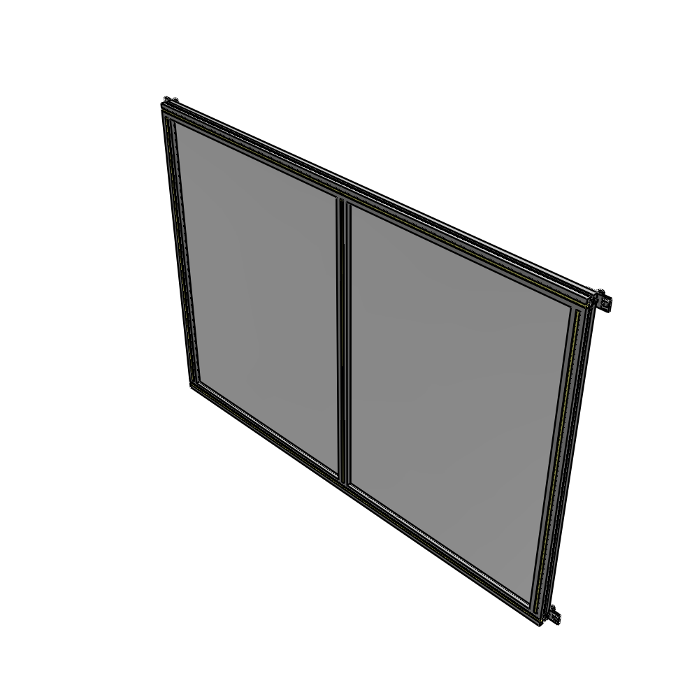 B4-1400-1800-0150-HYPZA DOUBLE PANEL-NO LEGS, HINGE CONNECTORS 1400MM X 1800MM  1/4" POLYCARBONATE, AS A KIT