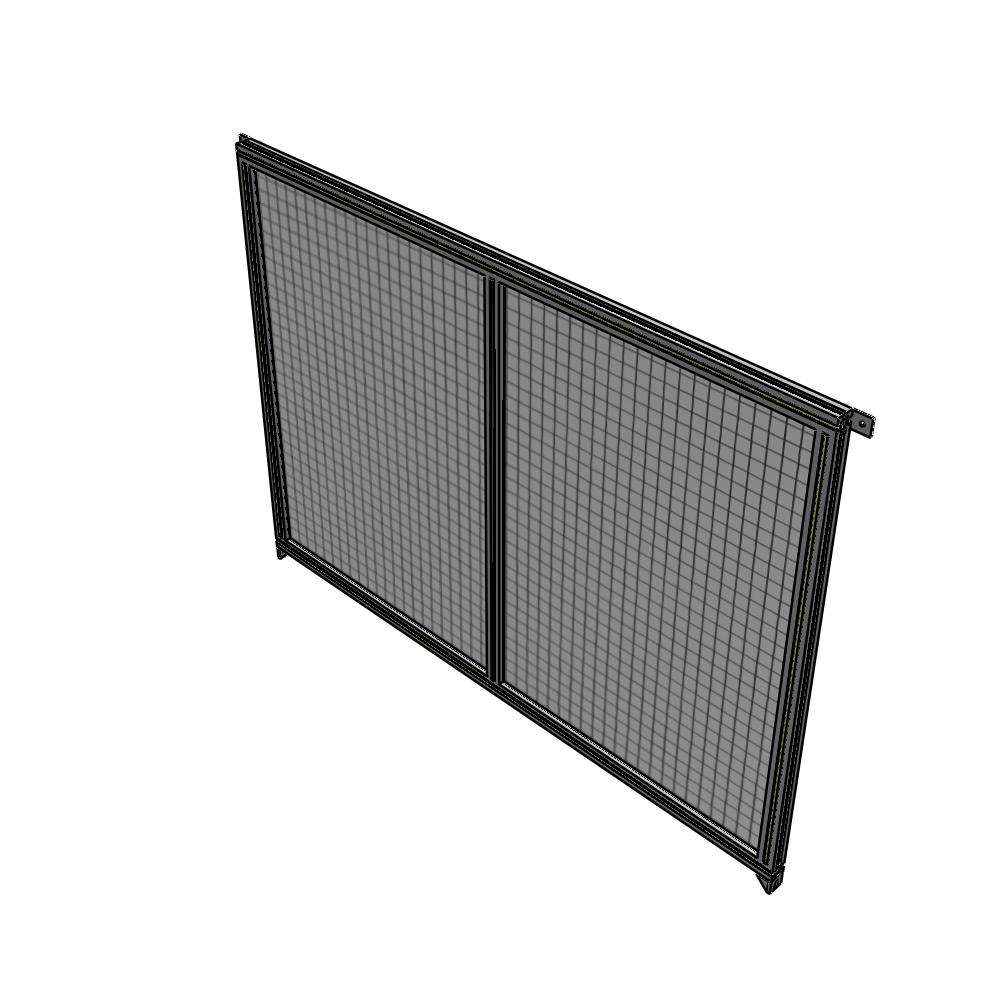 B4-1400-1800-0150-TYMZA DOUBLE PANEL-NO LEGS, TIE PLATE AND ANGLE CONNECTORS 1400MM X 1800MM  1" MESH, AS A KIT